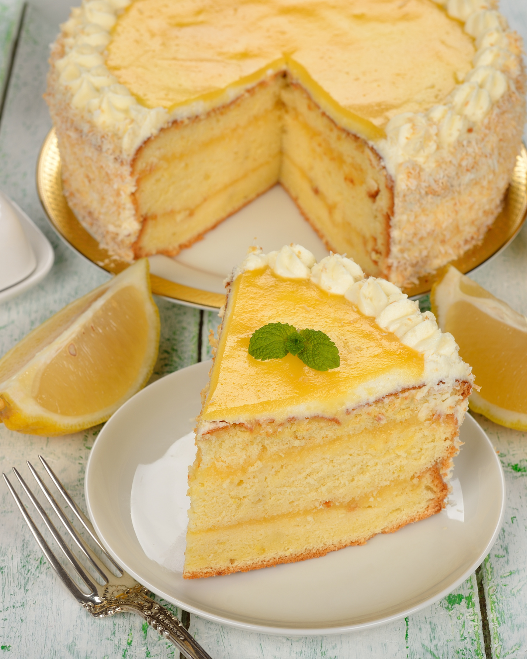 Lemon Crunch Cake