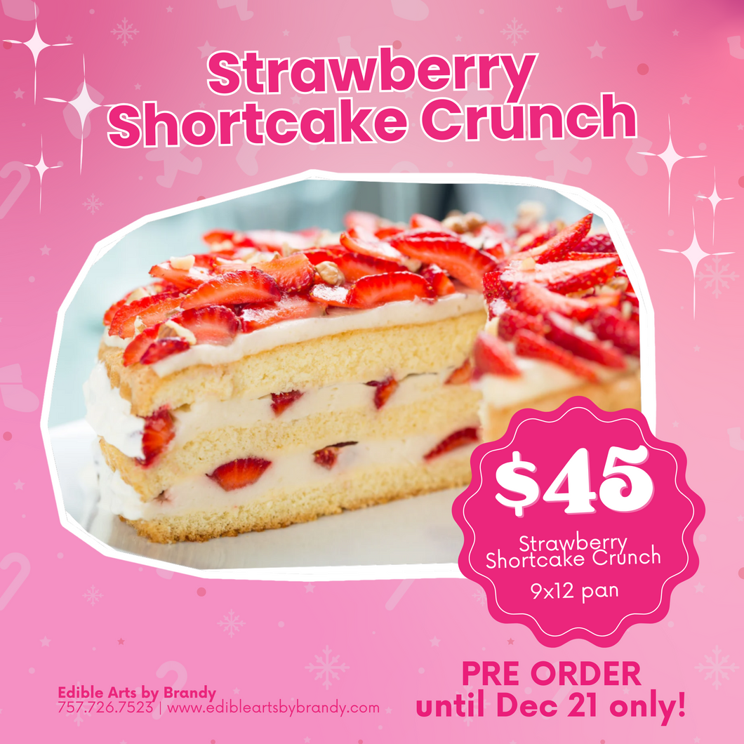 Strawberry Shortcake Crunch Whole Cake