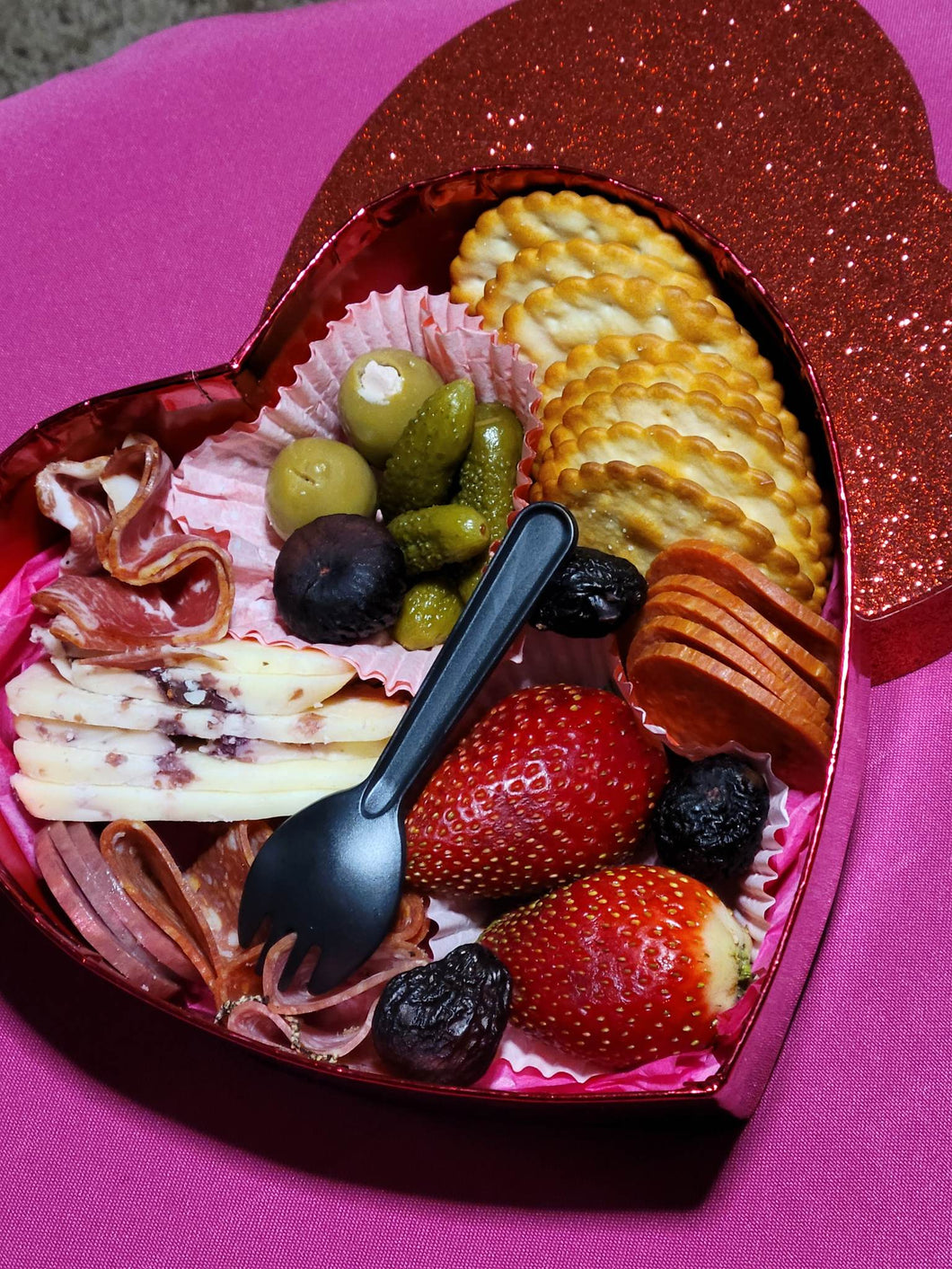 Valentine's Day Charcuterie Box